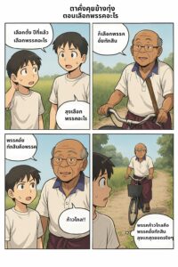 ตาคั่งคุยข้างทุ่ง