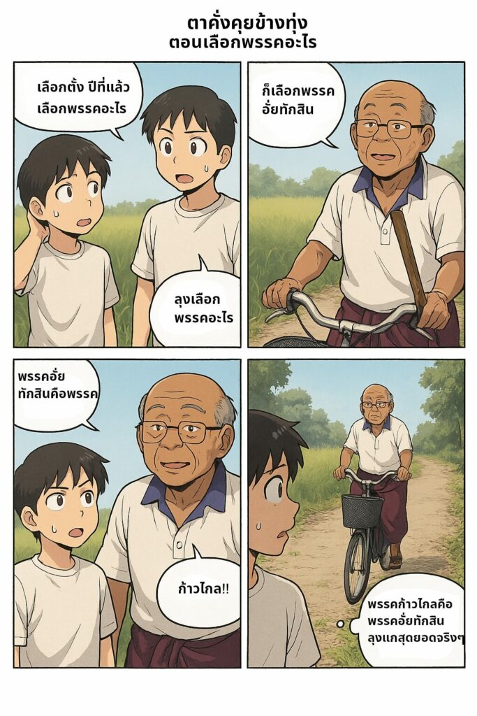 ตาคั่งคุยข้างทุ่ง